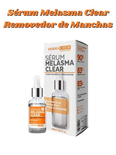 Sérum Melasma Clear Anti Idade Efeito Clareador da Pele 30ml Dermachem
