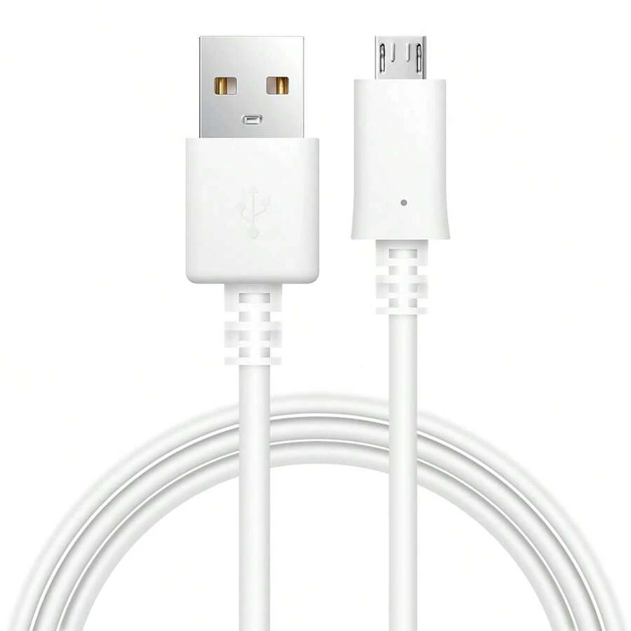 1M  USB Data Charging Cable (White) - White - View 1