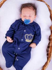 Baby Boys Bodysuits - 藏蓝色 - 查看 4