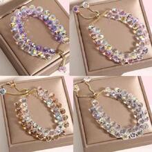 1pc & Fashionable & Minimalistic & Colorful Beaded Bracelet For Women, Suitable For Daily Wear