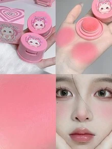 Rubor De Gato, Con Polvo Fino, Color Duradero Y Efecto De Maquillaje Natural. Viene Con Un Espejo, Lo Que Hace Que Sea Fácil Llevar El Blush Cuando Sales. - 2# - Ver 2