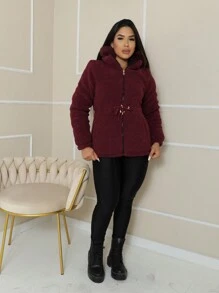 Women Jackets - Maroon - View 7