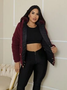 Women Jackets - Maroon - View 6