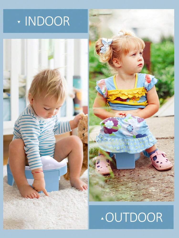 Set Toilette 3in1 DOCARI Per Bambina – Vasino, Sgabello E Tavoletta Igienica In PP, Verde, Da 1 Anno