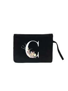 1 túi vải lanh in chữ có khóa kéo Túi đựng đồ trang điểm Quà tặng cảm ơn của giáo viên Túi đựng đồ du lịch: Lựa chọn hoàn hảo cho vẻ đẹp ngoài trời! Đây là món quà tặng cho mẹ, giáo viên, bạn bè, phù dâu và học sinh. Thích hợp sử dụng hàng ngày, sinh nhật, ngày lễ, kỳ nghỉ, bãi biển, du lịch, đi làm, kinh doanh, dã ngoại, cắm trại, siêu thị và quà tặng lưu trữ hàng ngày (Giữ dây thừng theo hướng ngẫu nhiên) cho phụ nữ, ví, ví mini, ví cầm tay, ví đựng tiền xu - màu đen - Xem 21