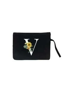 1 túi vải lanh in chữ có khóa kéo Túi đựng đồ trang điểm Quà tặng cảm ơn của giáo viên Túi đựng đồ du lịch: Lựa chọn hoàn hảo cho vẻ đẹp ngoài trời! Đây là món quà tặng cho mẹ, giáo viên, bạn bè, phù dâu và học sinh. Thích hợp sử dụng hàng ngày, sinh nhật, ngày lễ, kỳ nghỉ, bãi biển, du lịch, đi làm, kinh doanh, dã ngoại, cắm trại, siêu thị và quà tặng lưu trữ hàng ngày (Giữ dây thừng theo hướng ngẫu nhiên) cho phụ nữ, ví, ví mini, ví cầm tay, ví đựng tiền xu - màu đen - Xem 29