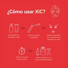 XiC Glam. Suero para el Crecimiento de Pestañas y Cejas , Pestañas más Fuertes, Tupidas y Voluminosas. Tratamiento XiC Enhancer, hasta para 8 meses, 5.5ml. - Rojo - Ver 7