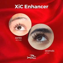 XiC Glam. Suero para el Crecimiento de Pestañas y Cejas , Pestañas más Fuertes, Tupidas y Voluminosas. Tratamiento XiC Enhancer, hasta para 8 meses, 5.5ml. - Rojo - Ver 5