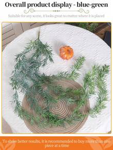 1入組100公分高仿垂柳掛藤,塑料常春藤,春季產品,可用於家居裝飾,掛綠色植物,不需維護,適用於戶外庭院掛裝、門廳裝飾、旅館背景牆掛裝、家庭天花板、門窗掛裝、扶手樓梯掛飾 - 彩色 - 查看 11