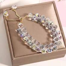 1pc & Fashionable & Minimalistic & Colorful Beaded Bracelet For Women, Suitable For Daily Wear