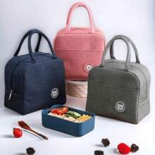 Lonchera Termica Para Niño Y Niña Bolsa Para Mantener Tu Almuerzo Caliente Y Frio De Dos Asas, Lunch box, Lunchera térmica, Lunchbox de tela - 5 piezas - Ver 2