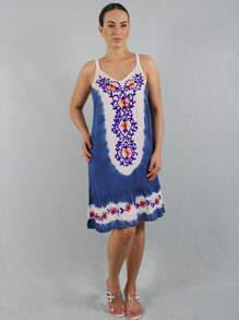 Women Dresses - 藍色 - 查看 1