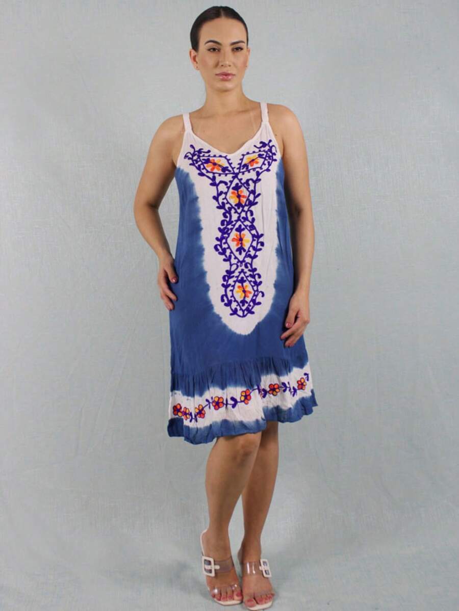 Women Dresses - 藍色 - 查看 1