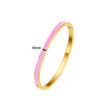 1pc Fashionable & Luxurious Stainless Steel Geometric Design Oil Drop Shaped Bracelet For Women, Daily Wear