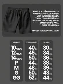 Short Bermuda de Moletom URSO BOLADO 100% Algodão BPJ2