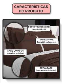 Quilts - 棕色和白色 - 查看 5