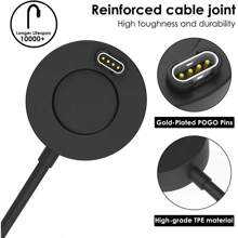 Cargador de reloj para Garmin Fenix7 7x 5s 6 6X 6S PRO, cable de carga USB para cargador de reloj Garmin, compatible con Garmin Venu Vivoactive 4/3 Quatix 5