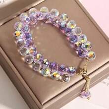 1pc & Fashionable & Minimalistic & Colorful Beaded Bracelet For Women, Suitable For Daily Wear