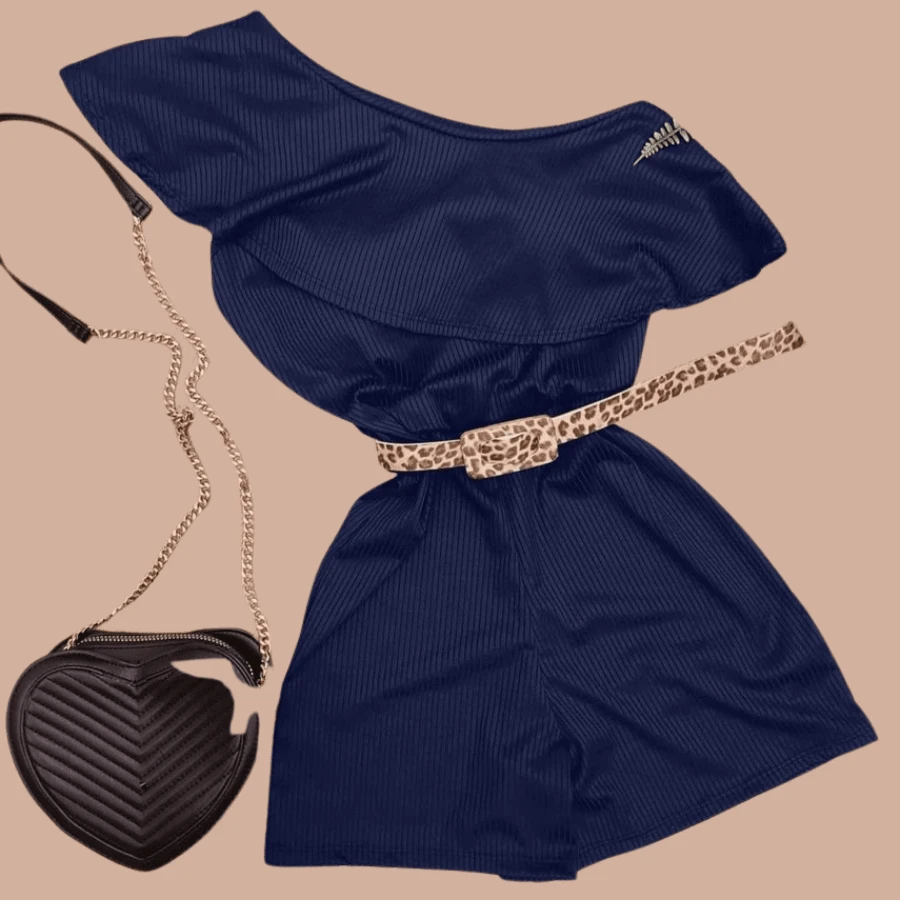Women Jumpsuits - Màu xanh hải quân - Xem 1
