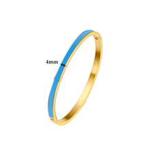 1pc Fashionable & Luxurious Stainless Steel Geometric Design Oil Drop Shaped Bracelet For Women, Daily Wear
