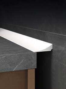 100cm White Silicone Kitchen & Bathroom Countertop Water Barrier, Trimmable (Keep Adhesive Surface Clean And Dry Before Applying) - White - View 2