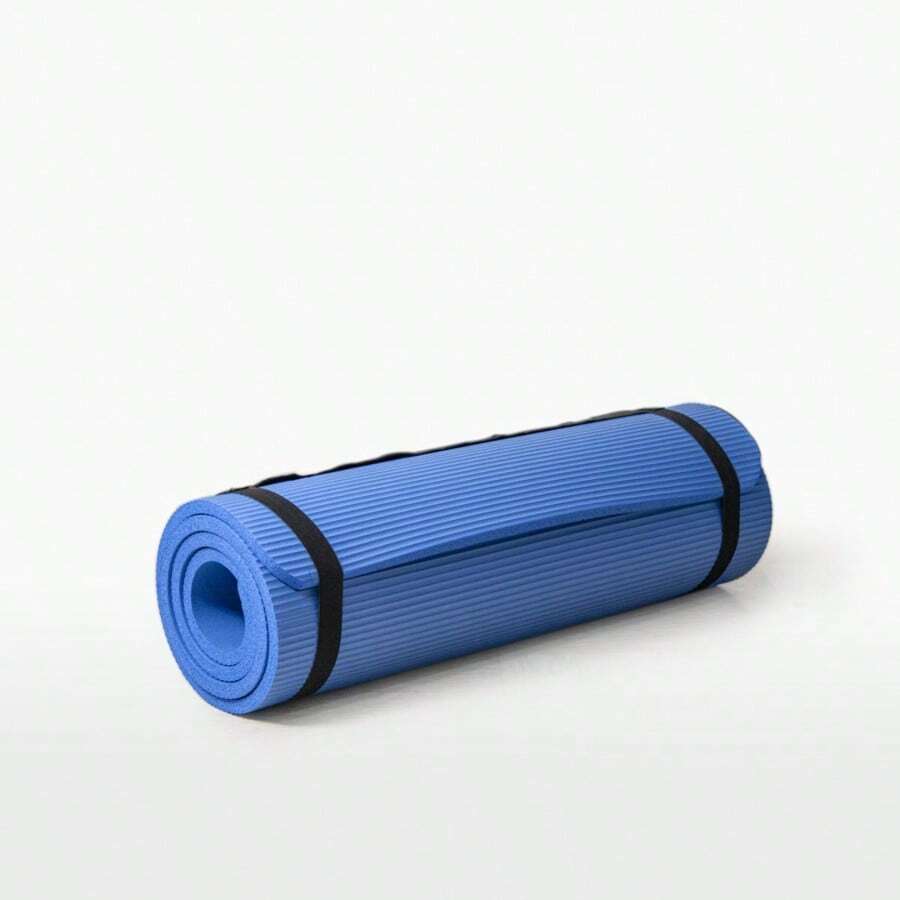 TAPETE MAT DE EJERCICIOS YOGA Y PILATES - Azul - Ver 1