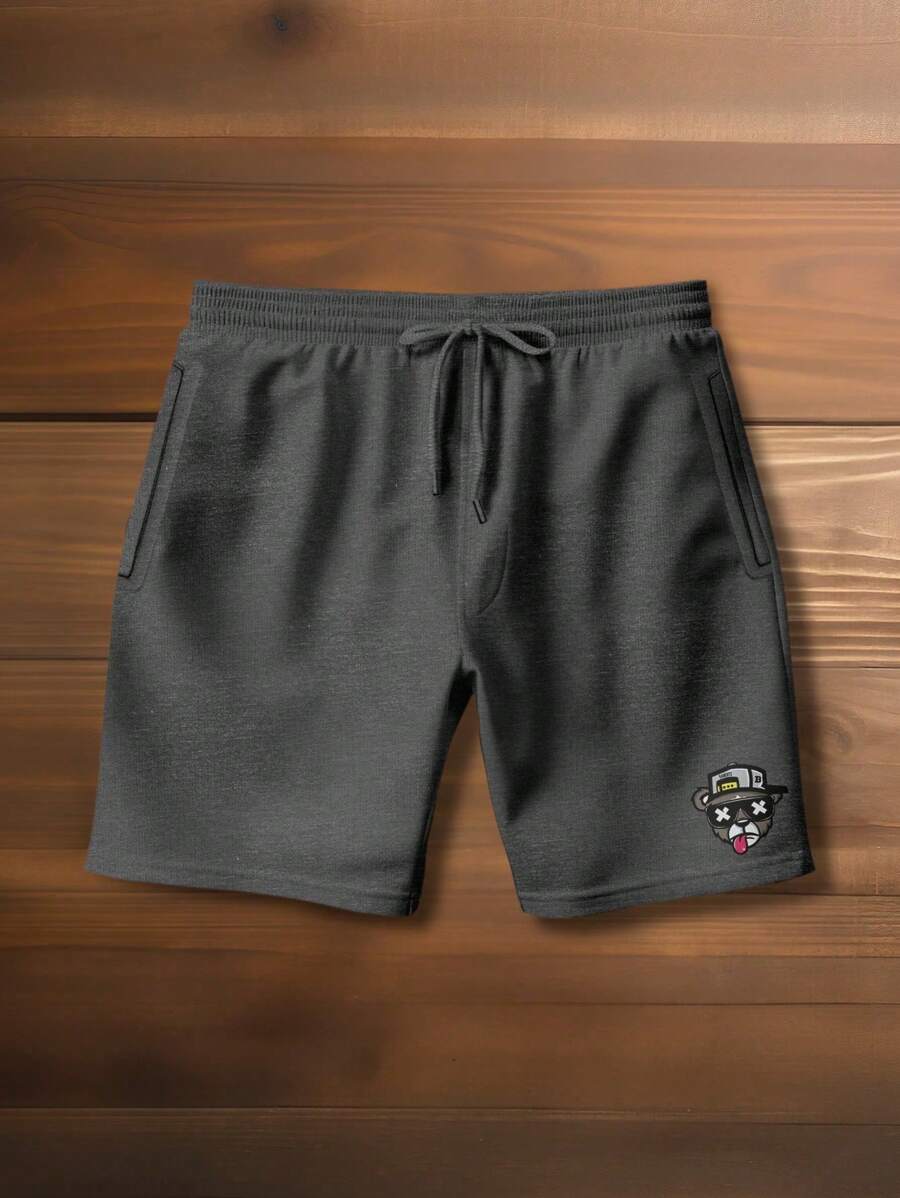 Men Shorts - 深灰色 - 查看 1