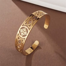 1pc Stainless Steel Irish Knot Bracelet