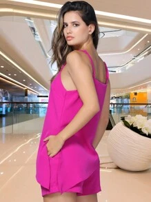 Women Two-Piece Outfits - Pink - View 7