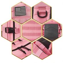 QT&QY 45L Militarily Tactical Backpacks For Men GYM Crossfit Heavy Duty Survival Backpack Molle CCW Assault Pack 3 Day Bug Out Bag Hiking Treeking Hunting Rucksack - Pink - View 7
