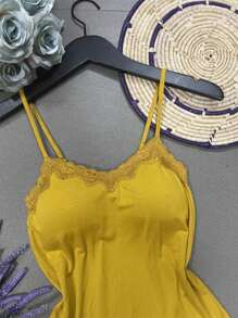 Women Tank Tops & Camis - Mostaza Amarilla - Ver 3