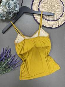 Women Tank Tops & Camis - Mostaza Amarilla - Ver 2
