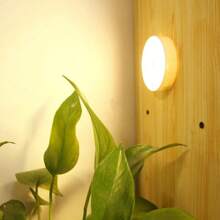 Luminaria Sensor De Presença e Movimento Led Luz Noturna Inteligente Sem Fio Recarregável Usb - Branco - Visão 7