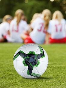 YUNCU 1 szt. Piłka nożna, odporna na zużycie miękka piłka nożna do zawodów treningowych, rozmiar 4,5