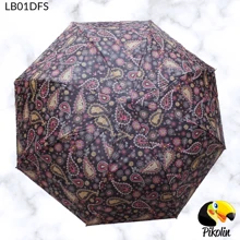 Paraguas Macana Plegable Jumbo Semiautomático Con Filtro Solar Varilla Flexible Sombrilla - ESTAMPADO - Ver 5