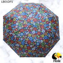 Paraguas Macana Plegable Jumbo Semiautomático Con Filtro Solar Varilla Flexible Sombrilla - ESTAMPADO - Ver 4