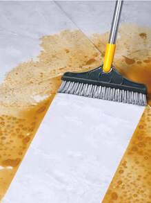 1pc Household Two-In-One Hard Bristles Gap Bath Brush For Cleaning Without Blind Spot, Random Color - Multicolor - View 2