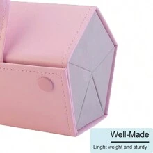 5 Cells Simple Foldable Glassed Storage Box, Travel Portable Organizer, Glasses Holder, Sunglasses Organizer, 3-Slot Eyeglasses Case Box, Foldable Eyeglassses Storage Box, Travel Sunglasses Organizer, Eyeglass Case Hard Shell, Portable Sunglass Case, Fashionable PU Leather Eyeglass Case, Lightweight