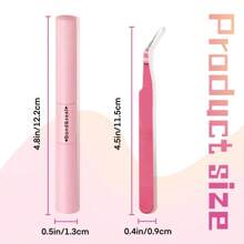 Wimpernkleber und Versiegelung für empfindliche Augen, rosa Wimpernkleber und Versiegelung sowie Pinzette, wasserfest, extrem starker Halt bis zu 72 Stunden, DIY Wimpernverlängerungs-Kleber, latexfrei (5ml+5ml, 1 Packung), Wimpernkleber und Versiegelung für Wimpernverlängerungs-Büschel, langanhaltender wasserfester DIY Wimpernverlängerungs-Kleber, Einzelwimpern-Kleber