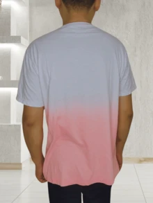 Men T-Shirts - 淺粉色 - 查看 3