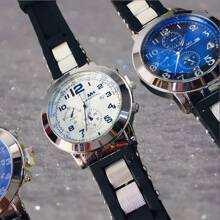 relojes quartz para hombre - Azul - Ver 3