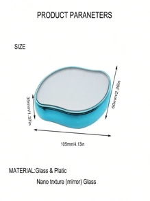 Dispositivo de eliminación del vello con esmerilado de vidrio nano, herramienta exfoliante física creativa, inofensiva para la piel, productos y accesorios para el cabello para barbería, salón de belleza, artículos esenciales de viaje