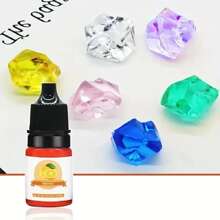 12pcs/Set Epoxy Resin Pigment Kit 24 Colors For Choice, Candle Dye Liquid Colorant DIY UV Epoxy Resin Mold Jewelry Making Candle Making Resin Dye Pigment