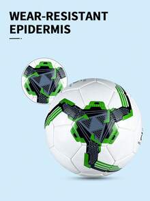 YUNCU 1 szt. Piłka nożna, odporna na zużycie miękka piłka nożna do zawodów treningowych, rozmiar 4,5