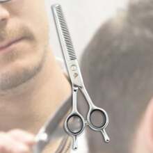 univinlions 1 Piece 6.0 / 6.5 / 7.0 Inch Professional Hairdressing Cutting Scissor Thinning Shear Curved Clipper Razor Salon Pet Grooming - Silver - View 14