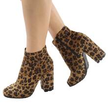 Women Mid-Calf Boots - 駝色 - 查看 2