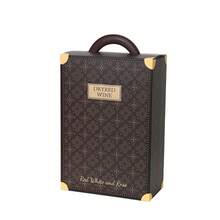 A Two-Piece Wine Packaging Box Wine Hand Gift Box - Multicolor - View 3