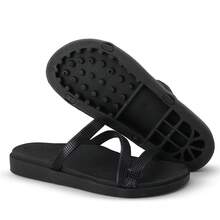 Women Flat Sandals - màu đen - Xem 4