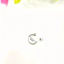 Stud Earrings - 銀色 - 查看 2