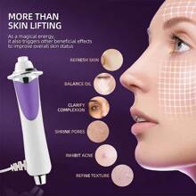 Máquina de lifting facial por radiofrecuencia RF de 12 niveles microcorriente - Morado - Ver 9